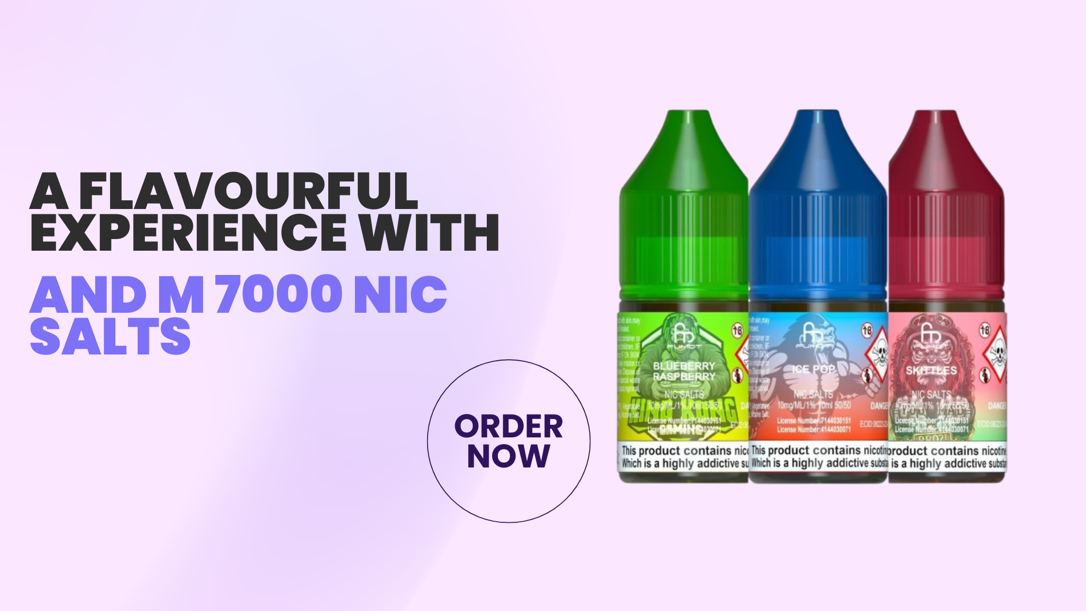 A Flavourful Experience with R and M 7000 Nic Salts