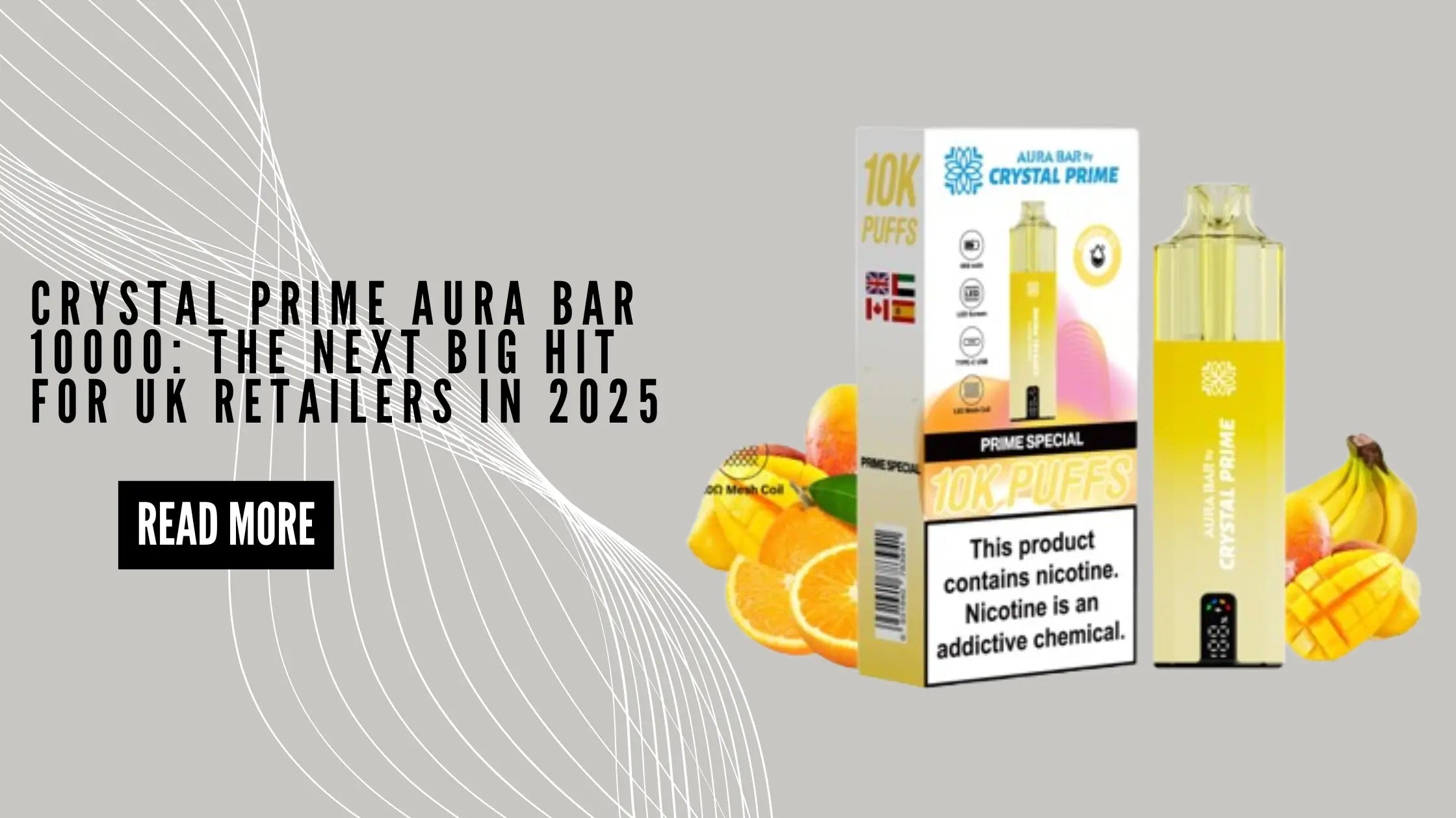 Crystal Prime Aura Bar 10000: The Next Big Hit For UK Retailers In 2025