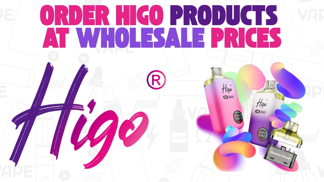 Higo Prefilled Vape UK Wholesale Guide for 2026: Full Range, Specs, Pods, Puff Counts and Market Positioning