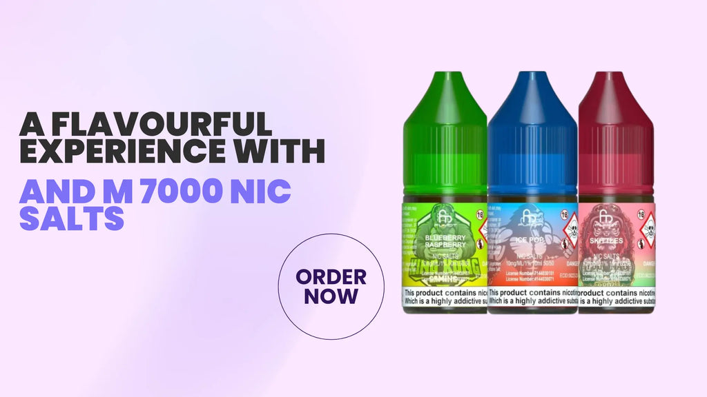 A Flavourful Experience with R and M 7000 Nic Salts