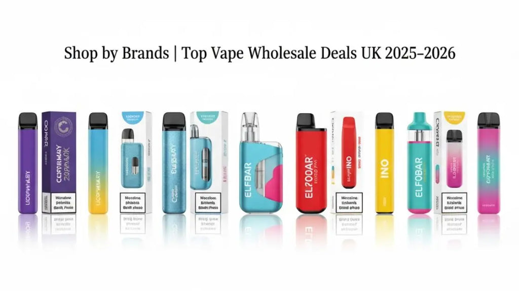 Shop by Brands | Top Vape Wholesale Deals UK 2025–2026