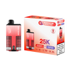 Buy bulk wholesale Aura Bar Twist 25k Disposable Vape By Crystal Prime Pack of 5 Strawberry Raspberry Ice - Strawberry Gummy Bear