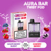 Aura Bar Twist Pre-Filled Pods- 20mg-5 Pack - Dual Flavour