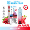 Buy bulk wholesale Aura Bar 10K Disposable Vape By Crystal Prime Pack of 5 Red Berries