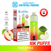 Buy bulk wholesale Aura Bar 10K Disposable Vape By Crystal Prime Pack of 5 Two Apple