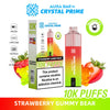 Buy bulk wholesale Aura Bar 10K Disposable Vape By Crystal Prime Pack of 5 Strawberry Gummy Bear