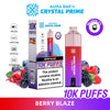 Buy bulk wholesale Aura Bar 10K Disposable Vape By Crystal Prime Pack of 5 Berry Blaze