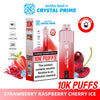 Buy bulk wholesale Aura Bar 10K Disposable Vape By Crystal Prime Pack of 5 Strawberry Raspberry Cherry Ice
