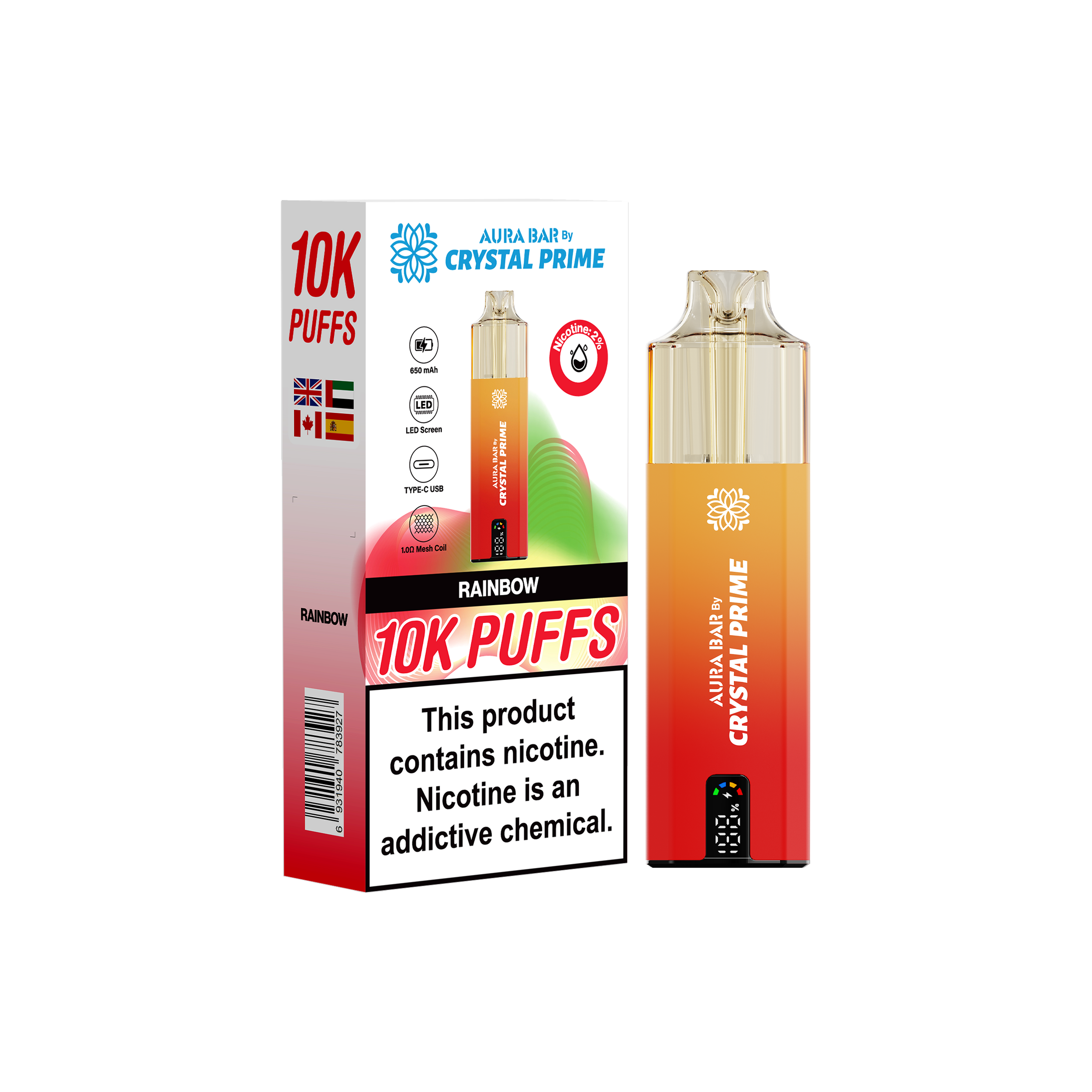 how to prime a disposable vape Crystal Prime 10000 Pod Kit – 5 Pack Prefilled Pods – U Vape Wholesale