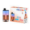 Buy bulk wholesale Aura Bar Twist 25k Disposable Vape By Crystal Prime Pack of 5 Ice Pop - Juicy Peach