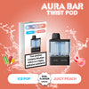 Aura Bar Twist Pre-Filled Pods- 20mg-5 Pack - Dual Flavour