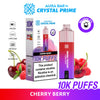 Buy bulk wholesale Aura Bar 10K Disposable Vape By Crystal Prime Pack of 5 Cherry Berry
