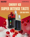 Buy bulk wholesale RELX Maxgo 22k Disposable Vape Box of 5 Cherry Ice