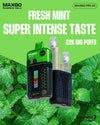 Buy bulk wholesale RELX Maxgo 22k Disposable Vape Box of 5 Fresh Mint