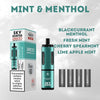 Buy bulk wholesale Sky Hunter 2600 Disposable Vape Box of 5 Mint Menthol Edition