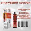 Buy bulk wholesale Sky Hunter 2600 Disposable Vape Box of 5 Strawberry Edition