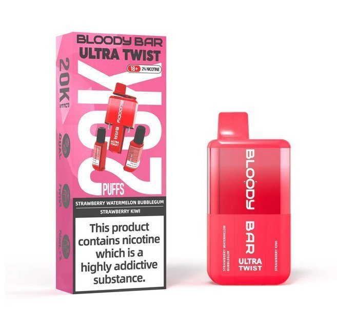 Bloody Bar Ultra Twist 20000 Disposable Vape | Box of 5 U Vape Wholesale Bloody Bar Ultra Twist 20000 Disposable Vape | Box of 5 U Vape Wholesale