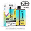 Buy bulk wholesale The Crystal Bling Pro Ultra 18000 Disposable Vape Box of 5 Blue Razz Gummy Bear Pineapple Sours