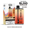 Buy bulk wholesale The Crystal Bling Pro Ultra 18000 Disposable Vape Box of 5 Cola Ice Orange Lemon and Lime