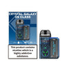 Buy bulk wholesale Crystal Galaxy Os Class Pod System Kit Blue Clear