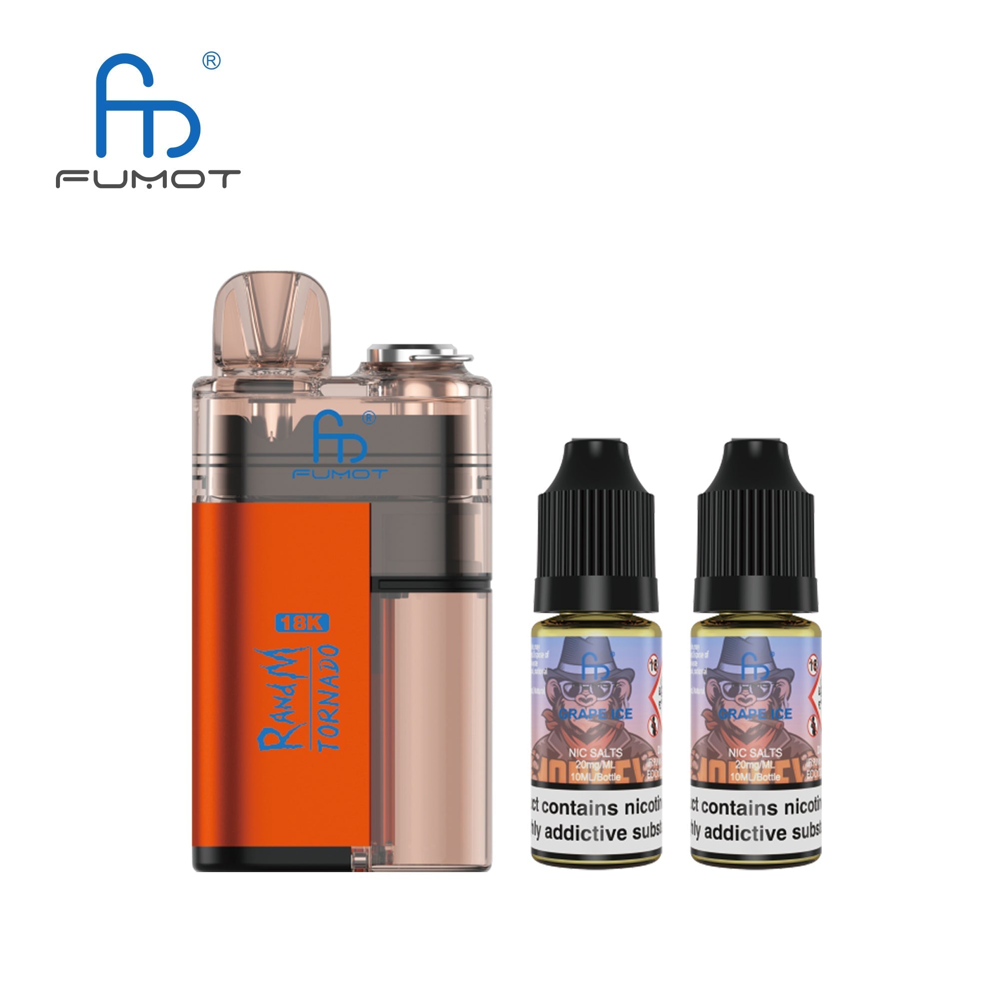 Fumot RandM Tornado 18000 Disposable Vape Box of 5 - U Vape Wholesale Fumot RandM Tornado 18000 Disposable Vape Box of 5 - U Vape Wholesale