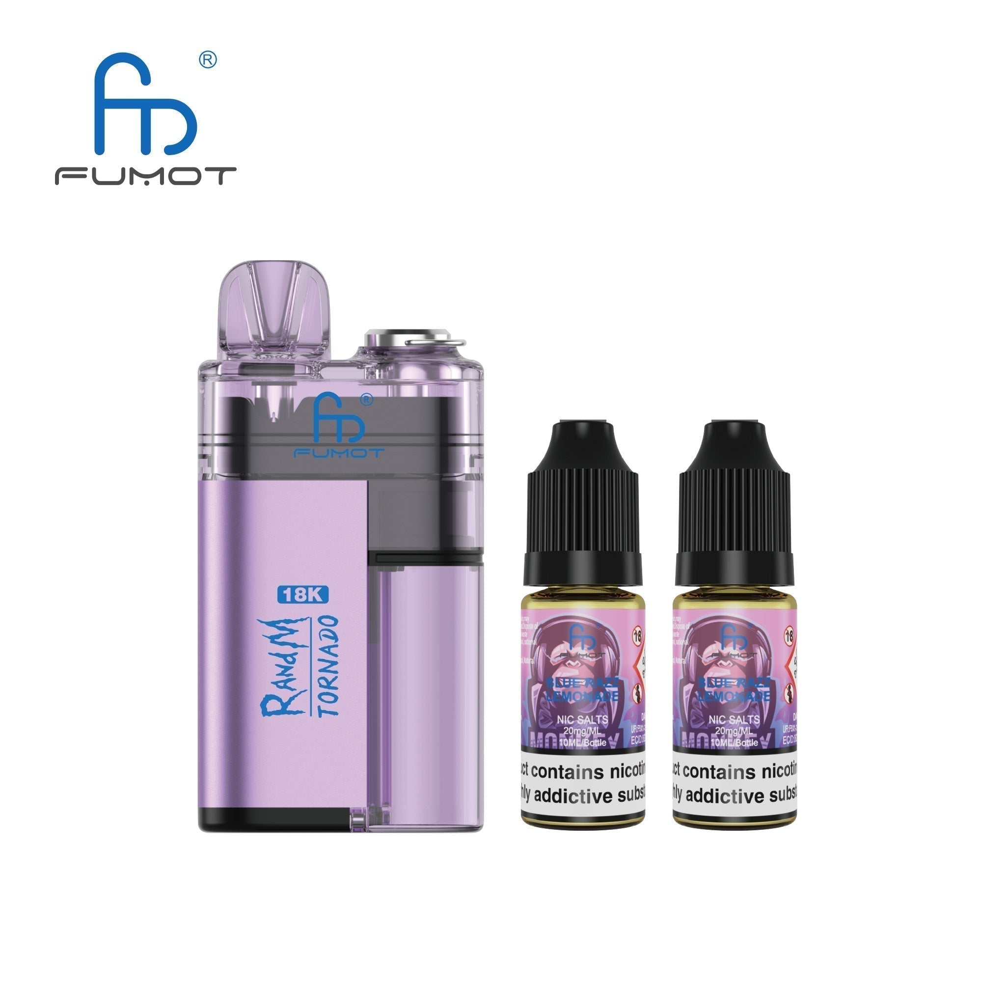 Fumot RandM Tornado 18000 Disposable Vape Box of 5 - U Vape Wholesale Fumot RandM Tornado 18000 Disposable Vape Box of 5 - U Vape Wholesale