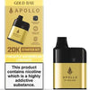 Gold Bar Apollo 20K Vape Pod Kit Box of 5 - U Vape Wholesale