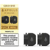 Gold Bar Apollo 20K Replacement Prefilled Pods