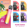 Buy bulk wholesale Hayati Remix 2400 Puffs 4 in 1 Disposable Vape Pod Kit Box of 5 Miami Remix
