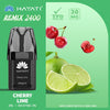 Buy bulk wholesale Hayati Remix 2400 Puffs Replacement Pods Cherry Lime
