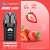 Buy bulk wholesale Hayati Remix 2400 Puffs Replacement Pods Strawberry Bubblegum