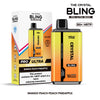 Buy bulk wholesale The Crystal Bling Pro Ultra 18000 Disposable Vape Box of 5 Mango Peach Pineapple