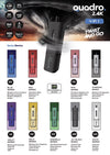 Buy bulk wholesale Quadro 2400 Puffs 4 in 1 Disposable Vape Pod Box of 5