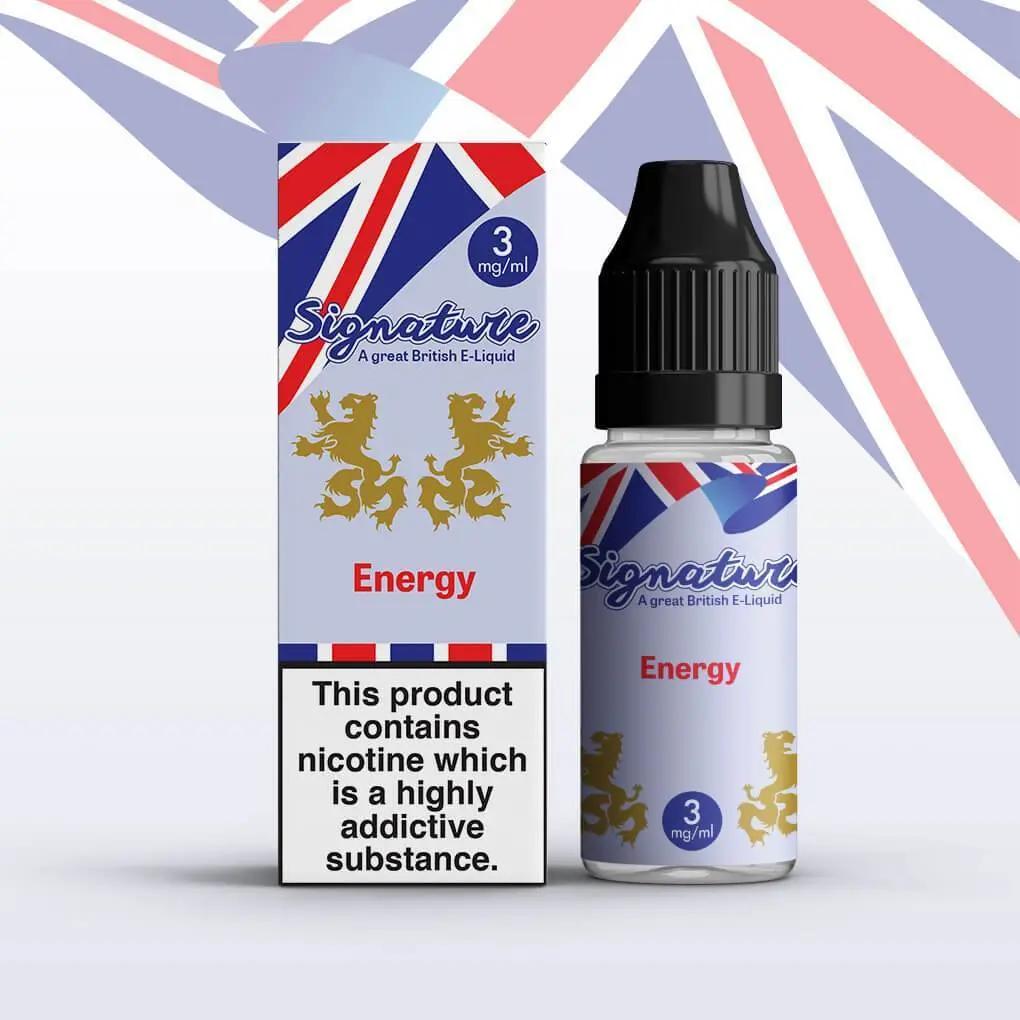 Signature With Energetic R Signature - Energy - 10ml (Pack of 10) - U Vape Wholesale