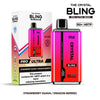Buy bulk wholesale The Crystal Bling Pro Ultra 18000 Disposable Vape Box of 5 Strawberry Guava Dragon Berries