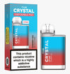 Buy bulk wholesale The Crystal CP600 Disposable Vape Box of 10 Cherry Ice