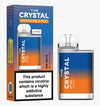 Buy bulk wholesale The Crystal CP600 Disposable Vape Box of 10 Mr Brue