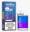 Buy bulk wholesale The Crystal CP600 Disposable Vape Box of 10 Blueberry Raspberry